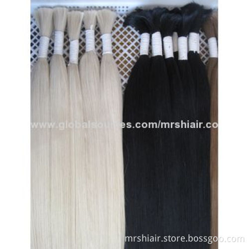22-inch Mixed Color Human Remy Bulk Hair